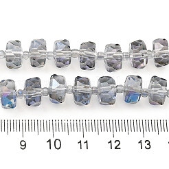 Прозрачные стеклянные бусины гальваническим пряди&nbsp;EGLA-P062-01A-HR01