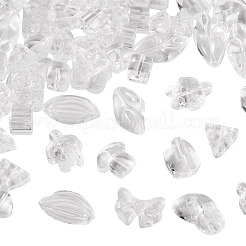 64 шт. прозрачные стеклянные бусины градиентного цвета&nbsp;GLAA-TA0003-48A