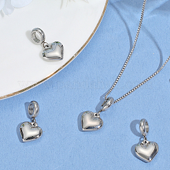 5 шт. европейские подвески из нержавеющей стали 304&nbsp;STAS-BBC0007-89