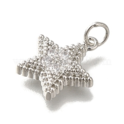 Покрытие стойки латунь микро-паве прозрачный кубический цирконий подвеска&nbsp;KK-H485-27P