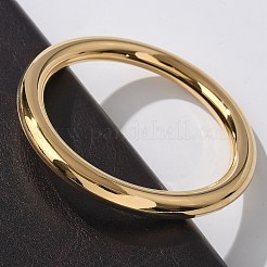 Простые браслеты из нержавеющей стали 304 для женщин&nbsp;LS-BJEW-S161-10G