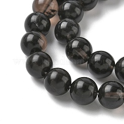 Натуральные ледяные обсидиановые бусинки&nbsp;G-P590-A03-10mm-03