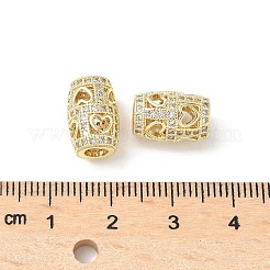 Латунные микро проложить кубического циркония бусы&nbsp;LS-KK-C104-12G