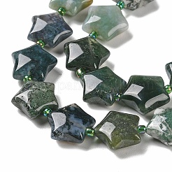 Природного индийского агата бисер нитей&nbsp;G-NH0005-010