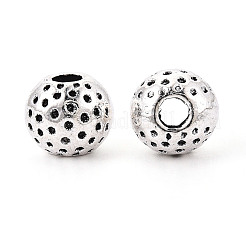 Текстурированные тибетские бусины из сплава&nbsp;PALLOY-T093-30AS