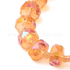 Прозрачные стеклянные бусины гальваническим пряди&nbsp;EGLA-P062-01A-FR02