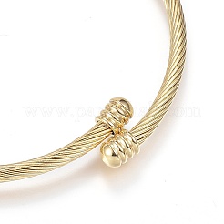 Браслеты-зажимы из хирургической нержавеющей стали 316&nbsp;X-BJEW-D437-A37-G