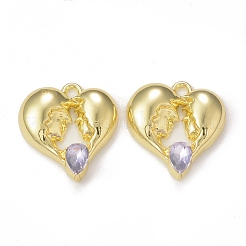 Стеклянные подвески из сплава с покрытием стойки&nbsp;PALLOY-P291-01G-02