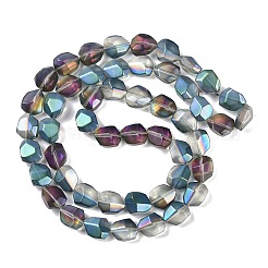 Стеклянные бусины с гальваническим покрытием &nbsp;EGLA-C009-01A-HP02