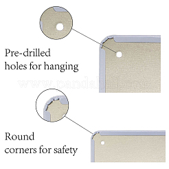 Старинный металлический оловянный знак&nbsp;AJEW-WH0157-046