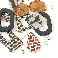 Набор для изготовления акриловых сережек с геометрией своими руками&nbsp;DIY-TA0009-28