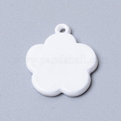 Подвески из эмали и сплава&nbsp;PALLOY-WH0084-36B