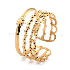 Ионное покрытие (ip) кольца из нержавеющей стали 304&nbsp;RJEW-L102-35G