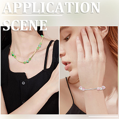 300шт 3 цвета латунные бусины трубки&nbsp;KK-PA0001-07