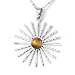 Ожерелья из нержавеющей стали&nbsp;NJEW-JN04834