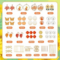 Набор для изготовления сережек на день благодарения&nbsp;DIY-SC0021-84