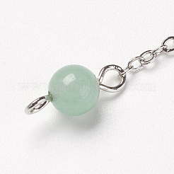 Чакра натуральный зеленый авантюрин биолокационные маятники&nbsp;X-G-F516-01F