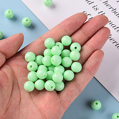 Непрозрачные акриловые бусины&nbsp;MACR-S370-C10mm-A05