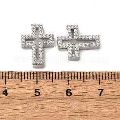 Латунные микропаве прозрачные кубические циркониевые подвески&nbsp;KK-Z112-33P