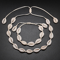 Натуральные смешанные бусины из ракушек каури&nbsp;BSHE-CJ0001-01