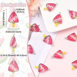 10шт подвески из прозрачной смолы&nbsp;RESI-YW0005-12