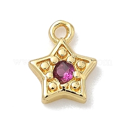 Латунные микро проложить кубического циркония подвески&nbsp;KK-G548-19G