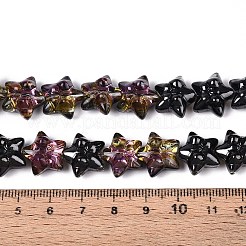 Стеклянные бусины с гальваническим покрытием &nbsp;EGLA-N020-01A