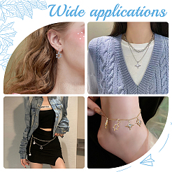 12шт 6 стиля латунные микро проложить прозрачные кубические циркониевые подвески&nbsp;ZIRC-DC0001-02