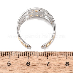 Открытые кольца манжеты из нержавеющей стали 304&nbsp;RJEW-P181-02E-A