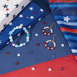 150шт 3 стиля смешанные стили стеклянные бусины&nbsp;GLAA-SC0002-29