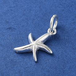 925 серебряная подвеска в виде морской звезды с морскими животными&nbsp;STER-E071-02S-07