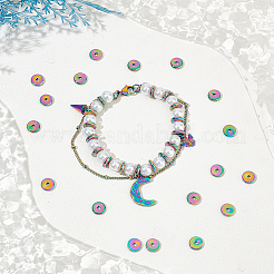 60 шт. 201 бусины из нержавеющей стали&nbsp;STAS-UN0051-96