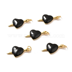 Подвески из латуни с эмалью в стойку&nbsp;KK-M230-05G