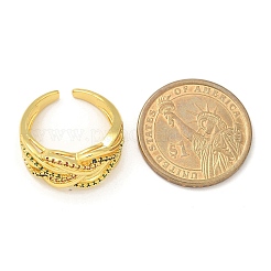 Кольца крест-накрест из нержавеющей стали 304&nbsp;RJEW-B109-08G-02