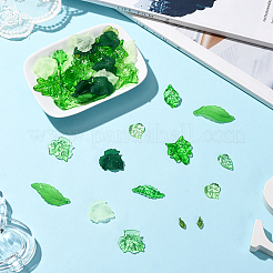 300шт 10 стиля прозрачные акриловые подвески&nbsp;OACR-SC0002-48