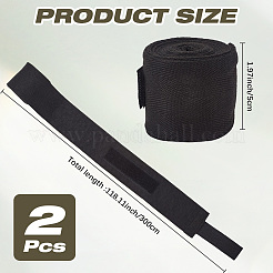 Хлопковая боксерская повязка на руку&nbsp;AJEW-WH201193-01B