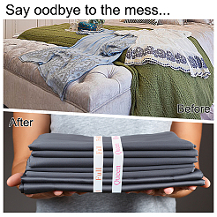 4 прядь 2 вида полиэстеровых резинок&nbsp;AJEW-GF0007-38