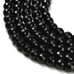 Природные обсидиана бисер нитей&nbsp;G-C280-B11-6mm