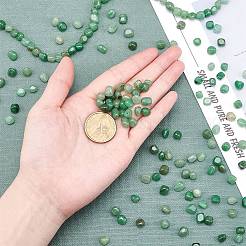 Природные пряди авантюрин зеленый шарик&nbsp;G-AR0001-31