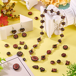 257 шт. Непрозрачные акриловые бусины&nbsp;OACR-TA0003-67