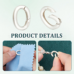 2 шт. овальные пружинные кольца-затворы&nbsp;FIND-UN0003-34A