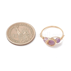 Кольца из натурального драгоценного камня&nbsp;RJEW-JR00989