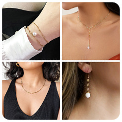 5 м латунные цепочки из скрепок&nbsp;CHC-TA0001-39G