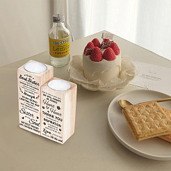 Деревянный подсвечник&nbsp;AJEW-WH0257-010