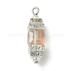 3 шт. подвески из стекла и латуни&nbsp;PALLOY-JF04395