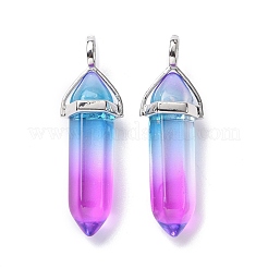 Ограненные стеклянные подвески&nbsp;KK-E282-01P-04