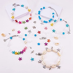 Изготовление летнего пляжного браслета своими руками&nbsp;DIY-SC0002-66