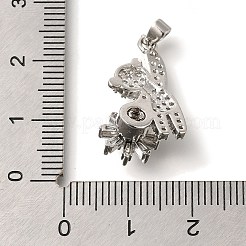 Латунные микро проложить кубического циркония подвески&nbsp;LS-KK-B122-03B-P