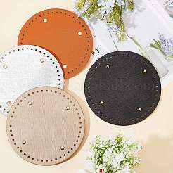 Плоское круглое дно сумки из искусственной кожи&nbsp;FIND-PH0002-04