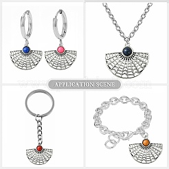 30шт подвески из смолы с имитацией бирюзы&nbsp;RESI-CJ0003-68